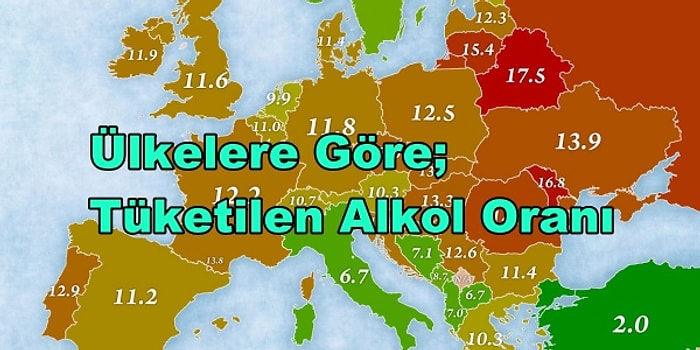 Ekonomi ve Çeşitli Konularda Ülkeleri Birbirleriyle Kıyaslayan 23 Avrupa Haritası