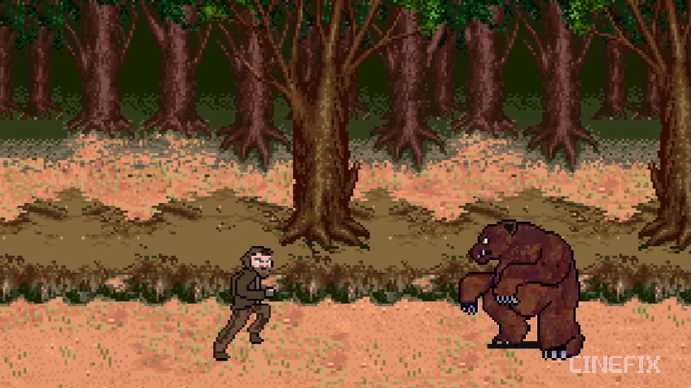 Leonardo DiCaprio'lu The Revenant Filmini Bir de 8 Bit İzleyin!