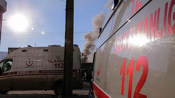 Olayda yaralananlar 112 Acil Servis ekiplerince Cizre Devlet Hastanesi'ne kaldırıldı