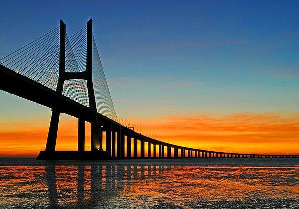 21. Vasco Da Gama Köprüsü - Lizbon, Portekiz