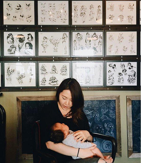 Karşınızda fotoğrafçı Laura Izumikawa ve 4 aylık minnoş kızı Joey Marie!👼👼👼
