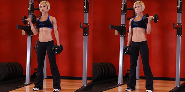 10. Dumbell Art Curl