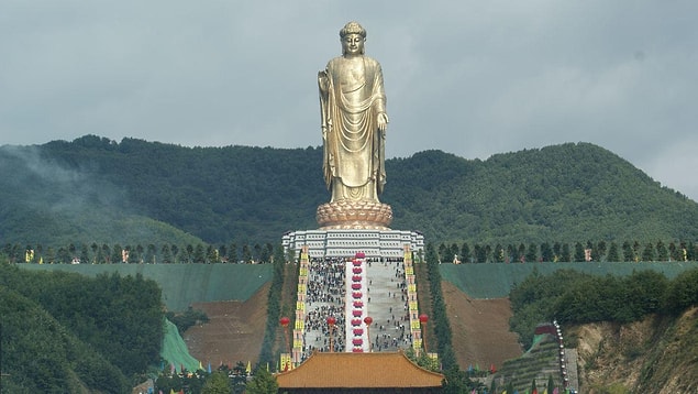 19. The world's largest -153 meters- sculpture is in Spring Temple Buddha in China.