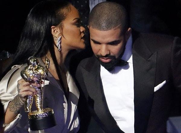 Dün gece gerçekleşen MTV Video Müzik Ödülleri'ne, Drake ve Rihanna damgasını vurdu!