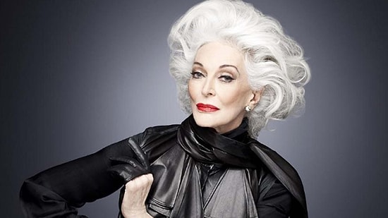 Yaşam Enerjisi ve Güzelliğiyle Büyüleyen 85 Yaşındaki Model Carmen Dell'Orefice