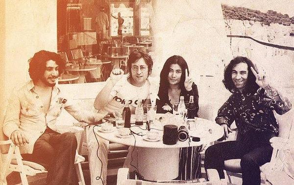 14. Erkin Koray, John Lennon ve Yoko Ono