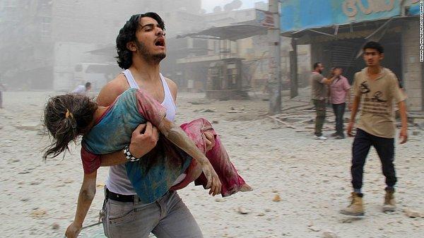 Suriye'deki savaşta 21 bin 623 çocuk hayatını kaybetti