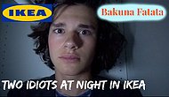 Двое парней провели ночь в IKEA