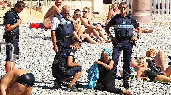 Nice'te yasak başladığından bu yana yaklaşık 30 kişiye ceza kesilmişti
