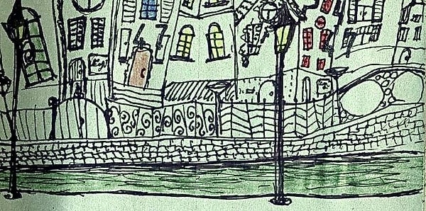 19. "Нет, мне не показалось, дома в Амстердаме действительно немного скособоченные" :)