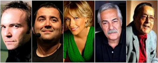 Engin Günaydın, Ata Demirer, Gülse Birsel, Rutkay Aziz, Gazanfer Özcan ve daha niceleri...
