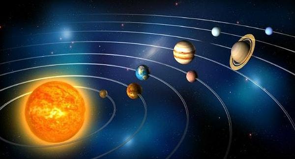 14. Jüpiter'in 67, Satürn'ün 62, Uranüs'ün 27, Neptün'ün 14, Mars'ın 2 ve Dünya'nın yalnızca 1 adet uydusu bulunmaktadır.