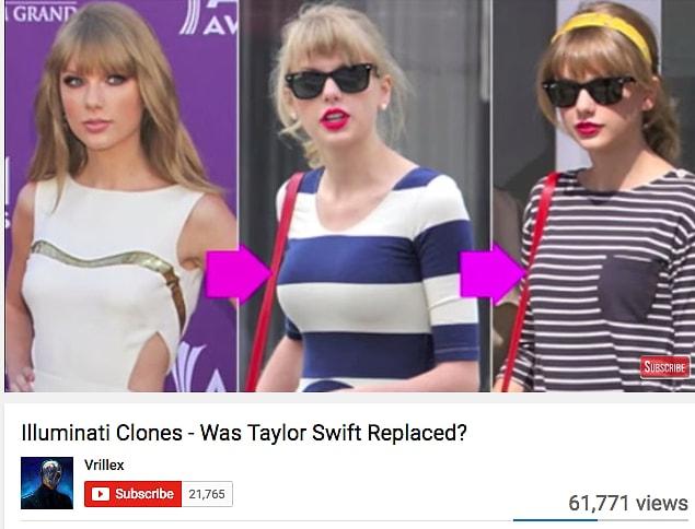 According to a theory, Swift was replaced by the clone of LaVey by the Illuminati. We think that Taylor Swift just aged a little.