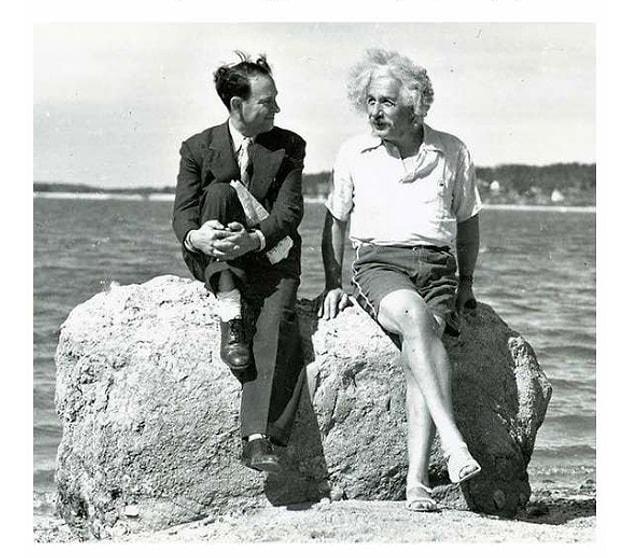 2. Albert Einstein in Nassau Point, Long Island, NY, 1939