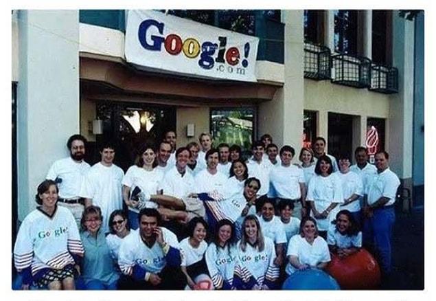 6. Photo of the first Google team circa 1999