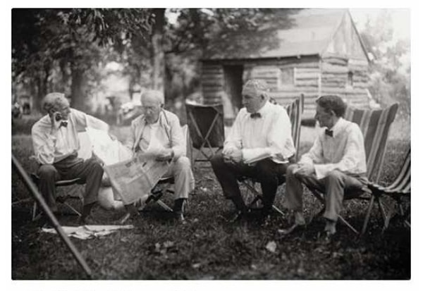 5. Генри Форд, Томас Эдисон, Гардинг и Файрстоун