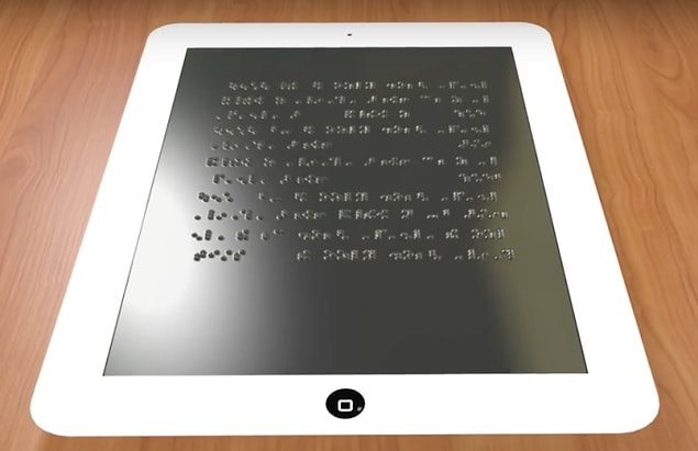 5. A tablet PC for the blind