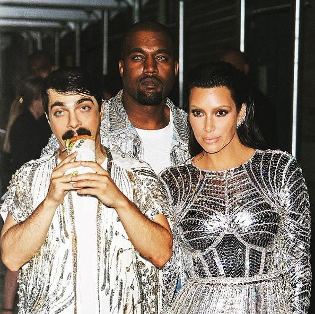 2. Talking about the Kardashians, Kanye West is also a target...