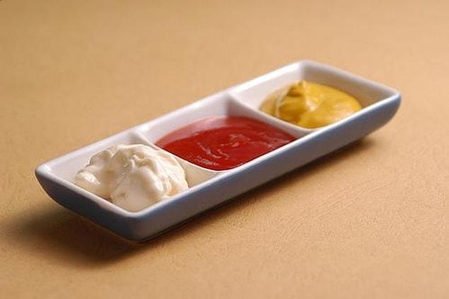 10. Ketchup/Mayo/Mustard