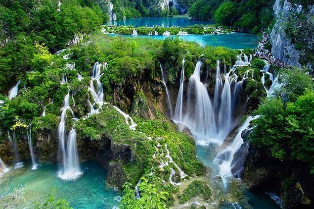 13. Listen to the soothing sound of the Plitvice Lakes waterfalls