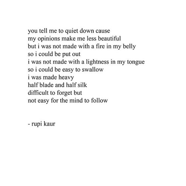 24 Empowering Short Poems From Feminist Poet Rupi Kaur ...