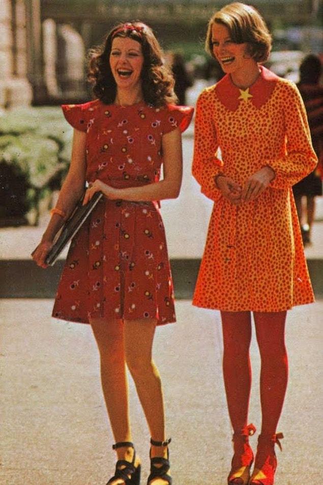 29. And women's fashion in the 70s was a riot of colors!