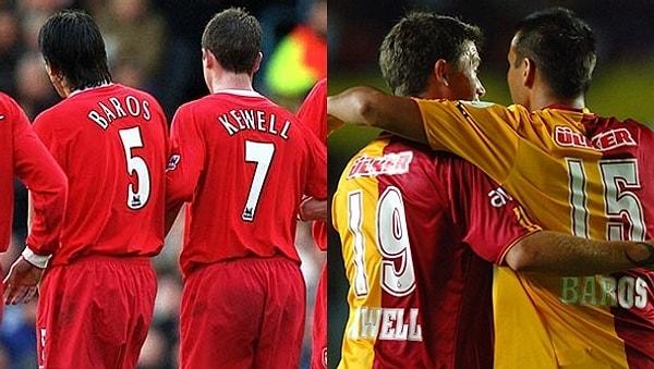 18. Harry Kewell & Milan Baros (Liverpool ve Galatasaray)