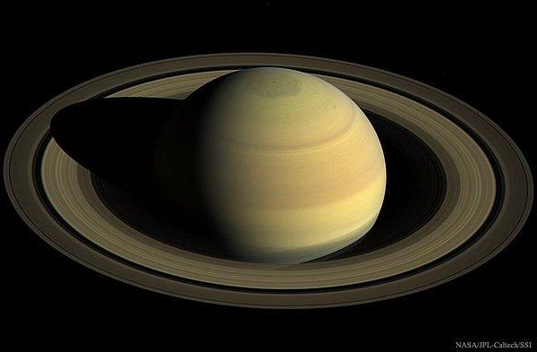 25. Satürn’ün Üstten Görüntüsü