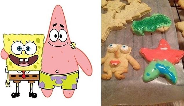19. Poor Sponge Bob and Patrick out of water!😪