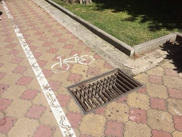 12. A special road for bicycles.