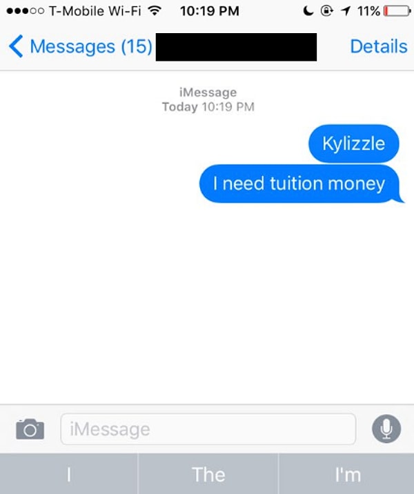 Кайли, конечно же, завалили сообщениями.