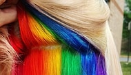 Latest Trend: "Hidden Rainbow Hair"