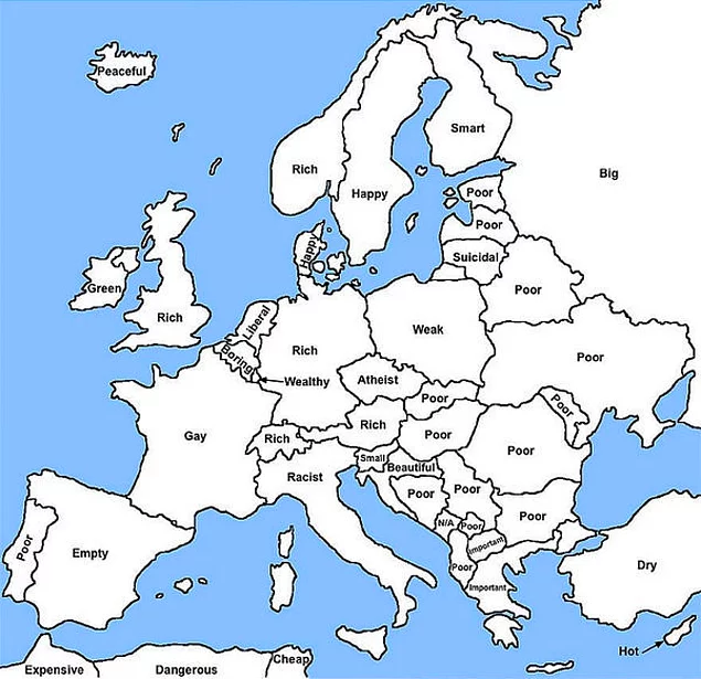 Резултати за автоматично довършване на Google: Европа - Защо (държава) е толкова ...?