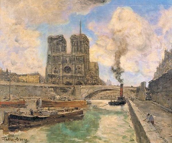 6. Paris La Seine, Les Quais Notre Dame  -  Frank Myers Boggs