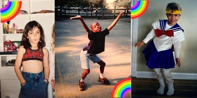 Gökkuşağının Tüm Renklerini Gururla Taşıyanlardan 32 Çocukluk Fotoğrafı