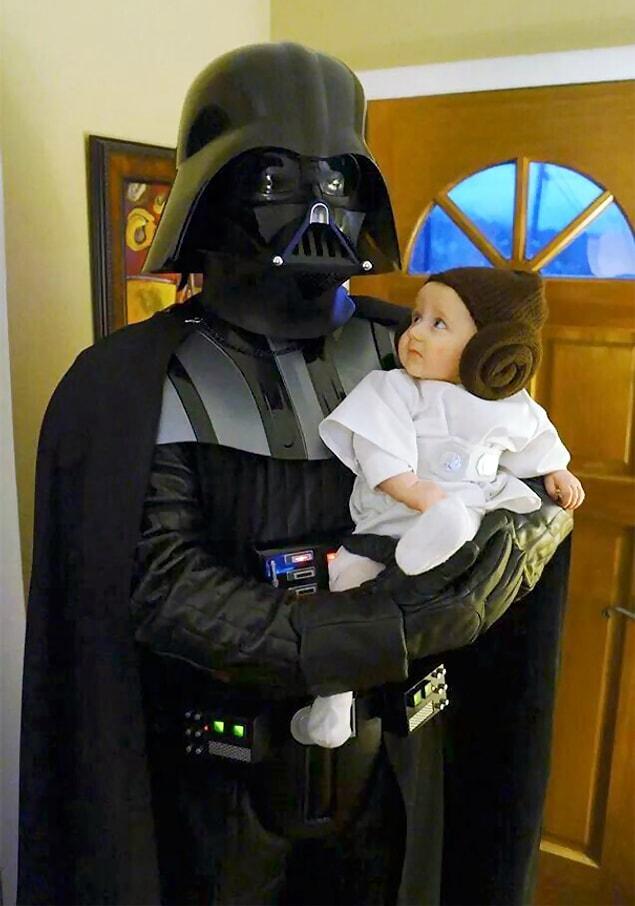 3. Darth Vader and Princess Leia