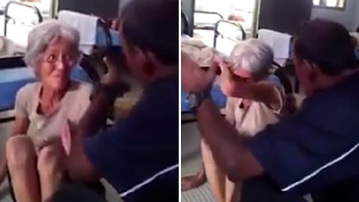 Yaşlı Kadını Döven Vicdansız Bakıcı