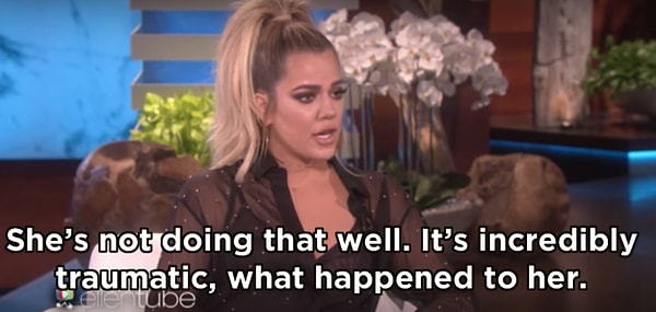 6. Хлое открыла правду, сказав, что Ким пока не может оправиться шока.