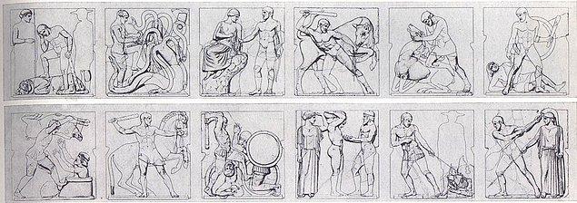 10. Yunan Mitolojisi'ne göre Herakles'in yerine getirmesi gereken 12 görev vardır.