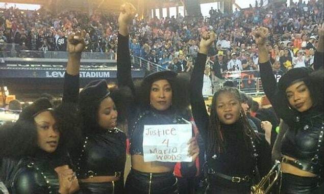 14. She is also supporting the "Black Lives Matter" movement by making references to the Black Panther Party.