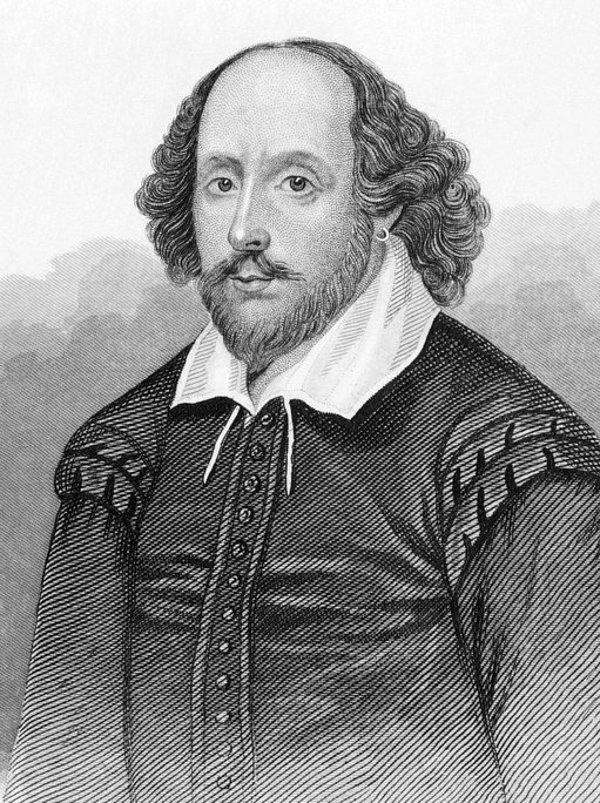 5. İngilizce'ye çoğu kelimeyi Shakespeare ekledi.