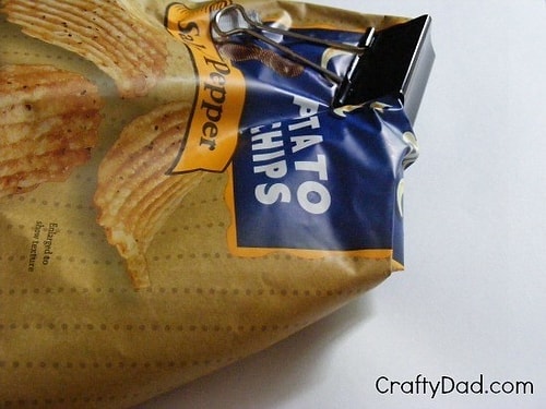 Make sure you have some paper clips around the kitchen! Super useful!