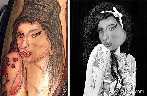 21. Amy Winehouse'un ruhu bir yerlerde sıkıştı.