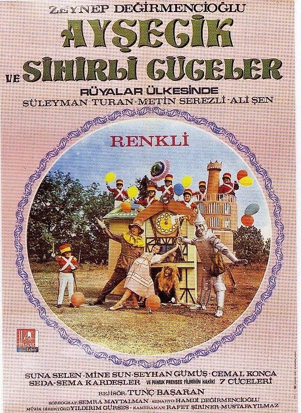 7. Ayşecik ve Sihirli Cüceler Rüyalar Ülkesinde (1971) - The Wizard of Oz(1951)