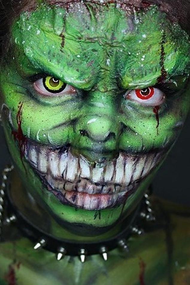 1. The horrific green goblin. 😱😱