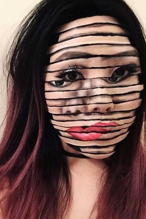 This woman, all mixed up.