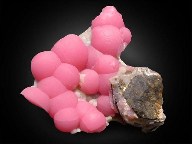 11. Pink Rhodochrosite