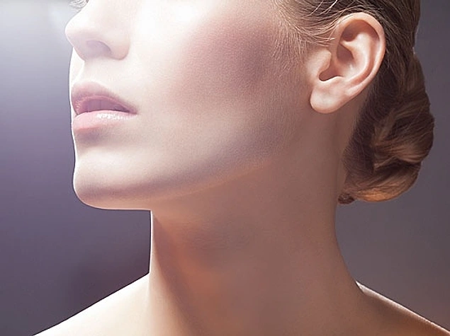 Gently apply blush over your cheeks. The healthy look is perfect for the camera.