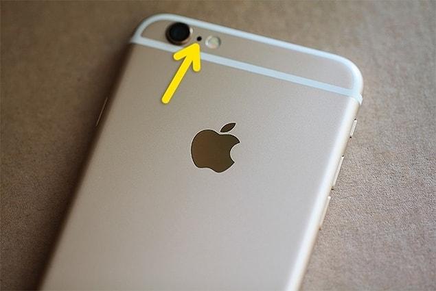 10. The purpose of this aperture in an iPhone
