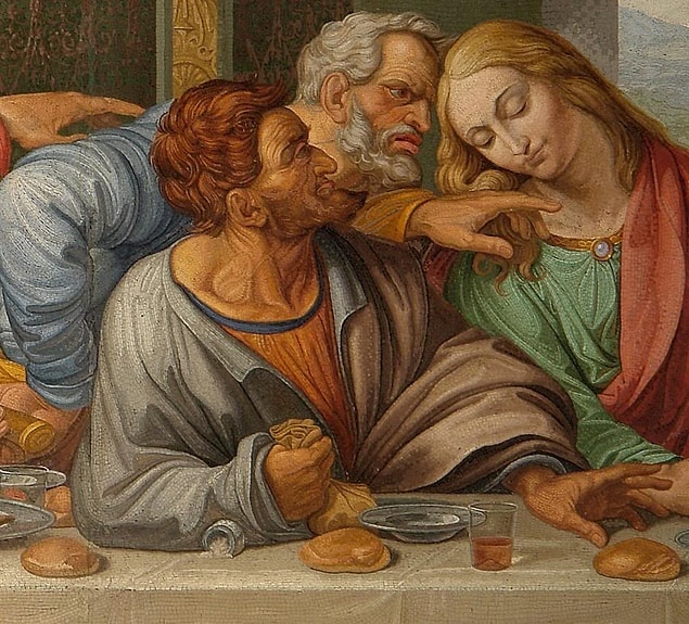 İddiaya göre, Da Vinci, Yahuda (Judas) için bir model aradığında bulabildiği kişi halihazırda Hz. İsa için model aldığı kişiydi.
